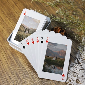 Customized playing cards, personalized friend pictures, customized playing cards, Valentine's Day gifts, family photo playing cards