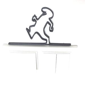 Lineman Wanddekor, 3 Stück La Linea Figuren, lustige Sockeldekoration, minimalistische Wohnkultur, 3d gedruckte Wandlinie Kunst, Wandwandzubehör