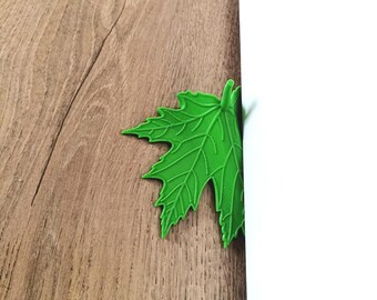 3D Printed Leaf Door Stopper | Autumn Door Wedge | Nature Inspired Decor