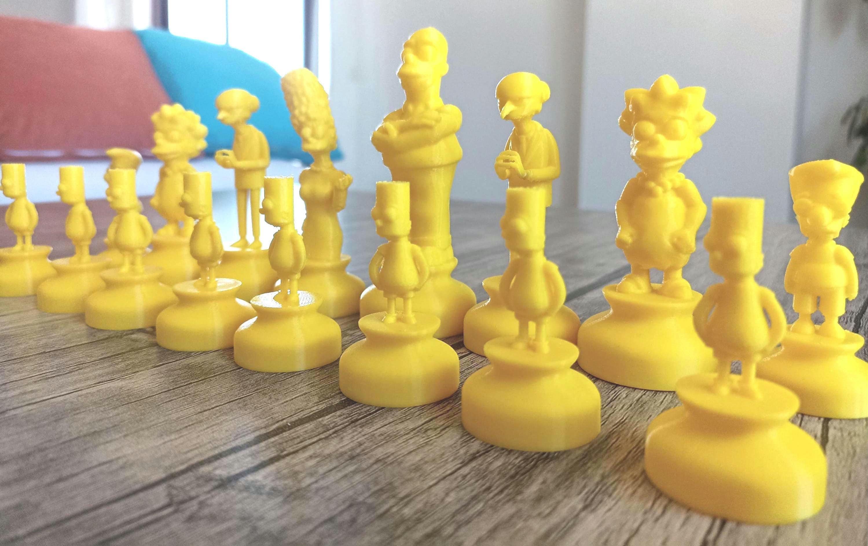 Simpsons 3d Chess - Etsy