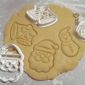 23-delige kerstkoekjes uitstekerset, kerstmis aangepaste koekjesstempelpakket, kerstkoekjes uitsteker, plakje koekjesschatter, gestempeld koekje