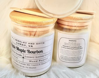 Luxury Lotion Candle with a Jewelry Surprise