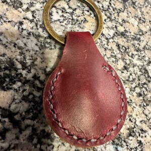 Leather Maltese Cross Keychain - Etsy