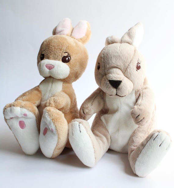 ヴィンテージうさぎぬいぐるみ ヴィンテージ うさぎ ぬいぐるみ ブルー