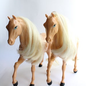 Vintage Mattel Barbie-Pferde, Barbie-Pferde, Mattel-Kollektion, Pferdesammlungen, 2000er-Jahre, hergestellt von Mattel