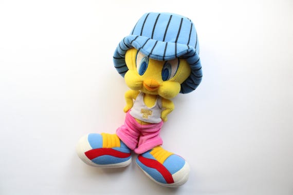 Vintage Tweety Plush: Looney Tunes Bird With Blue Hat - Etsy