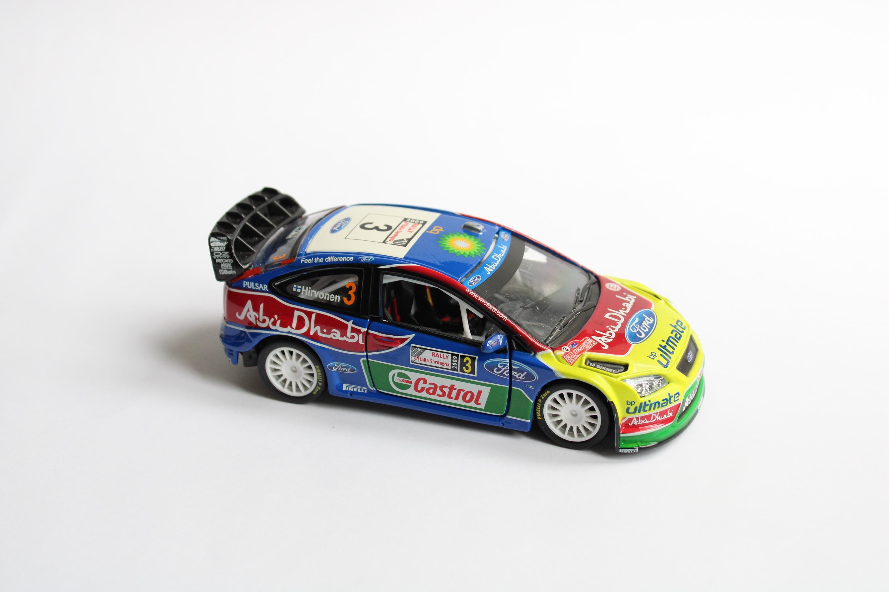 2009 Bburago Rally Ford Focus RS WRC, Scale 1/32, Abu Dhabi