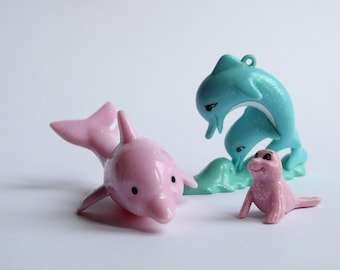 Vintage Mattel Dolphin Set: Barbie Collection, 2000s Toys