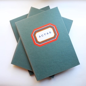 VTG Minute Book, diario clásico, papelería antigua, Livro de Actas Antigo, perfecto para scrapbooking, diario basura