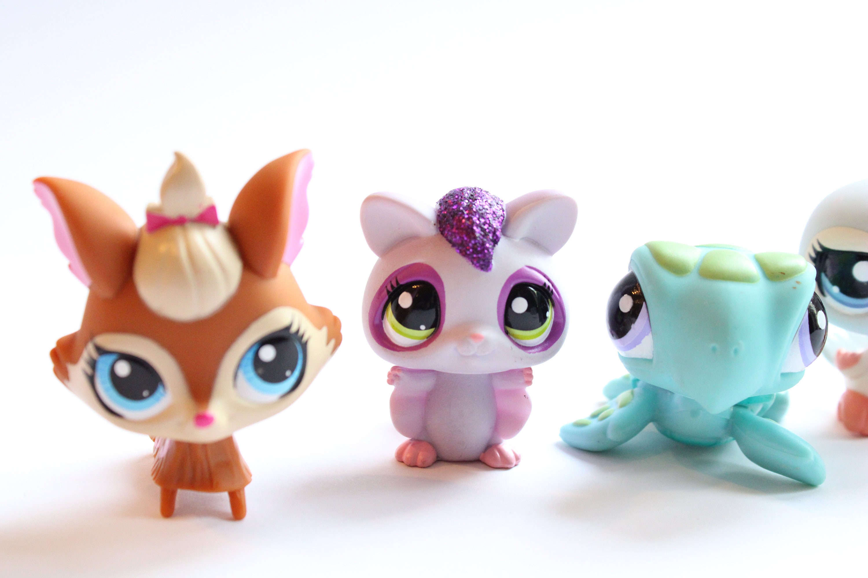 Lapin beige marron yeux bleu étoile # 827 LITTLEST PET SHOP Petshop LPS Hasbro