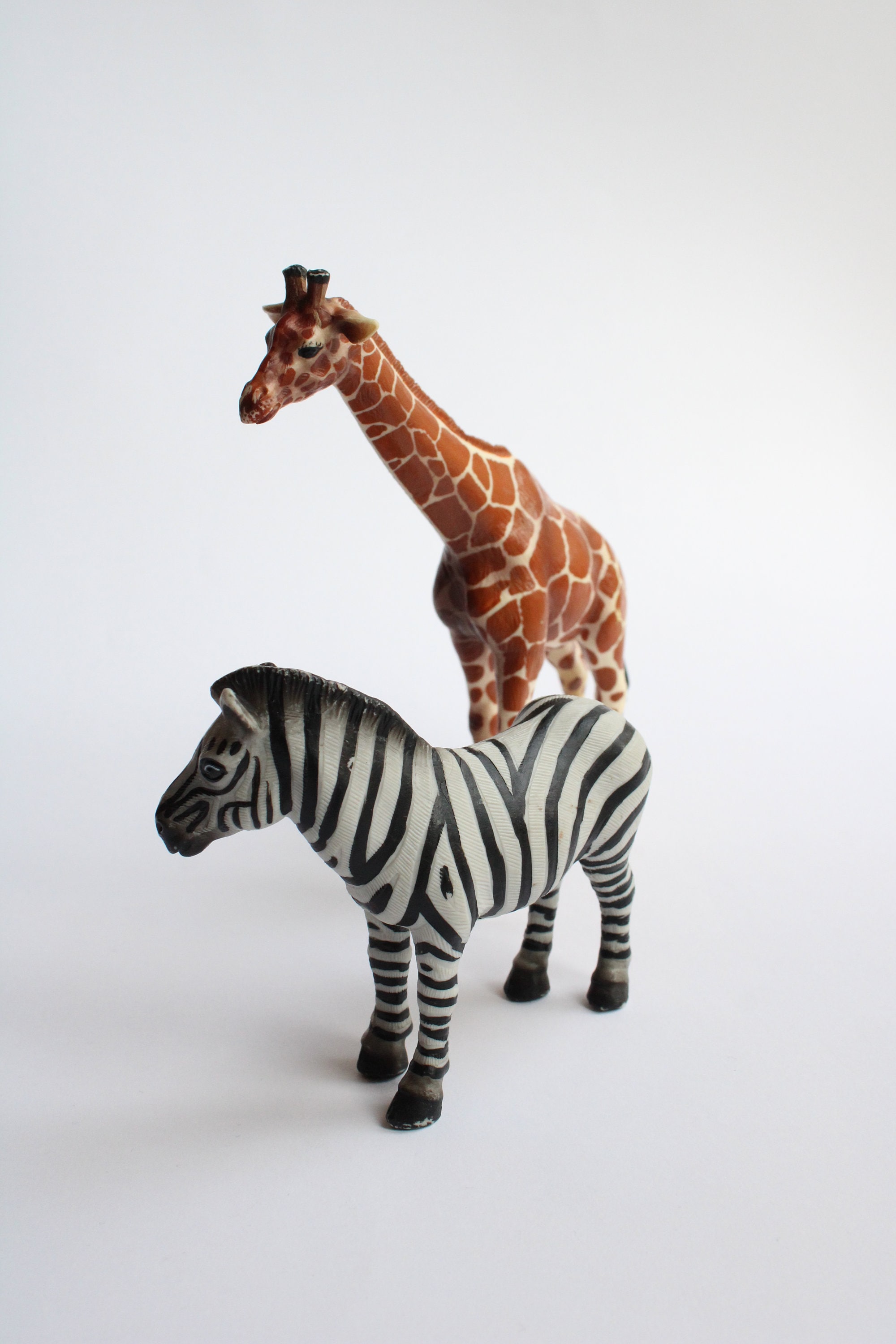 置物 GIRAFFE AND ZEBRA Vintage Schleich Giraffe and Zebra - 1998/2003 Collectibles - Etsy