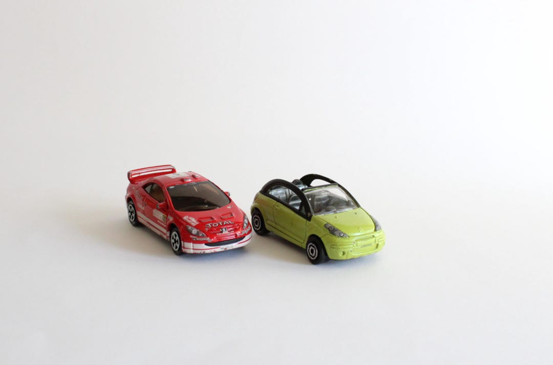 Majorette Peugeot 307 WRC & Citroen C3 Pluriel Diecast Cars - Etsy