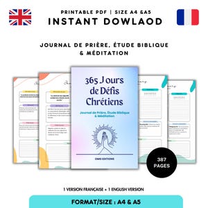 Christian Prayer Journal, Bible Study Journal, Christian Planner, Gratitude Journal,  Devotional Journal, Christian meditation,Printable PDF