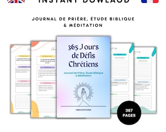 Christian Prayer Journal, Bible Study Journal, Christian Planner, Gratitude Journal,  Devotional Journal, Christian meditation,Printable PDF