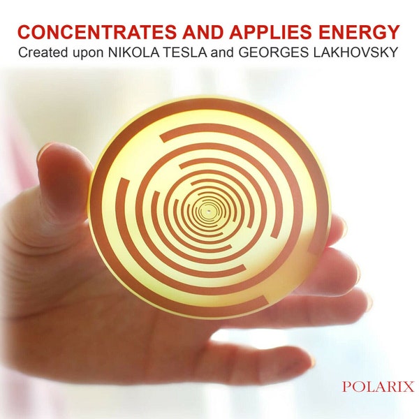 Polarix© - Pain Relieving Disc | Chakra Healing Therapy | Alternative Medicine  | Pain Relief Patches  |  Lakhovsky MWO  |  Nikola Tesla