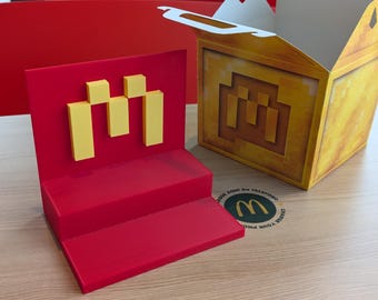 Display für die McDonald's Minecraft-Sammlung (Figuren nicht enthalten)