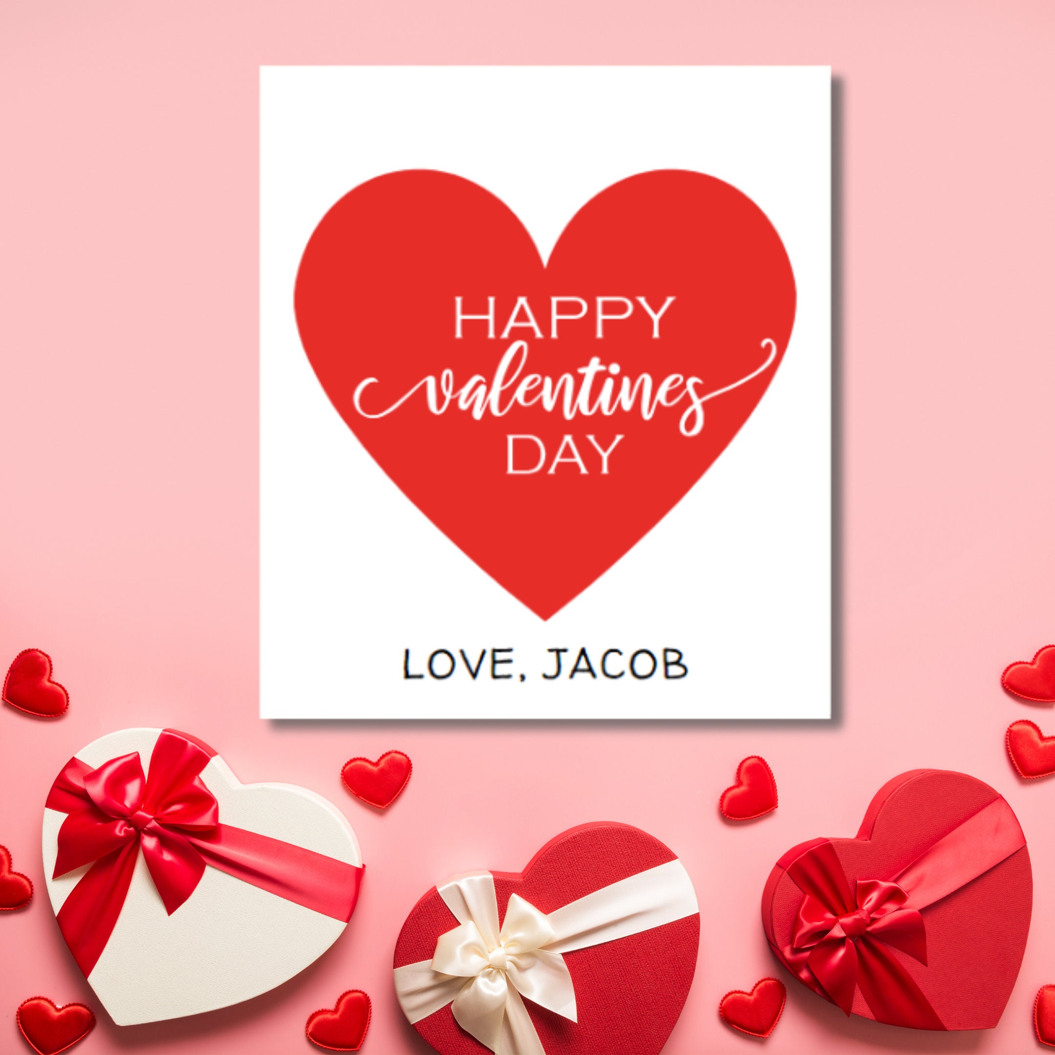 Printable Valentines Day Gift Tags School Valentine Classroom Valentines Editable Valentines