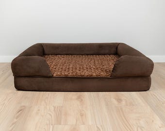 Wasserdichtes Orthopädisches Hundebett Grosse Hunde, Viscoschaum, Abnehmbarer Waschbarer Bezug, Hundebett Orthopädisch Große Hunde
