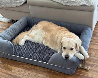 XL Orthopedic Dog Sofa Bed: Waterproof Memory Foam, Removable Cover