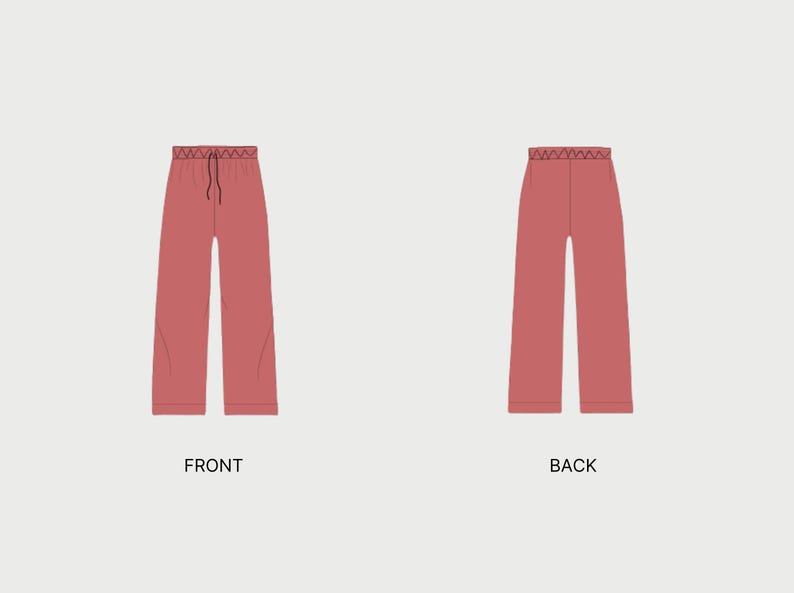 Mens Pajama Pants Pattern| Easy Lounge Pants Sewing Pattern for Men ...