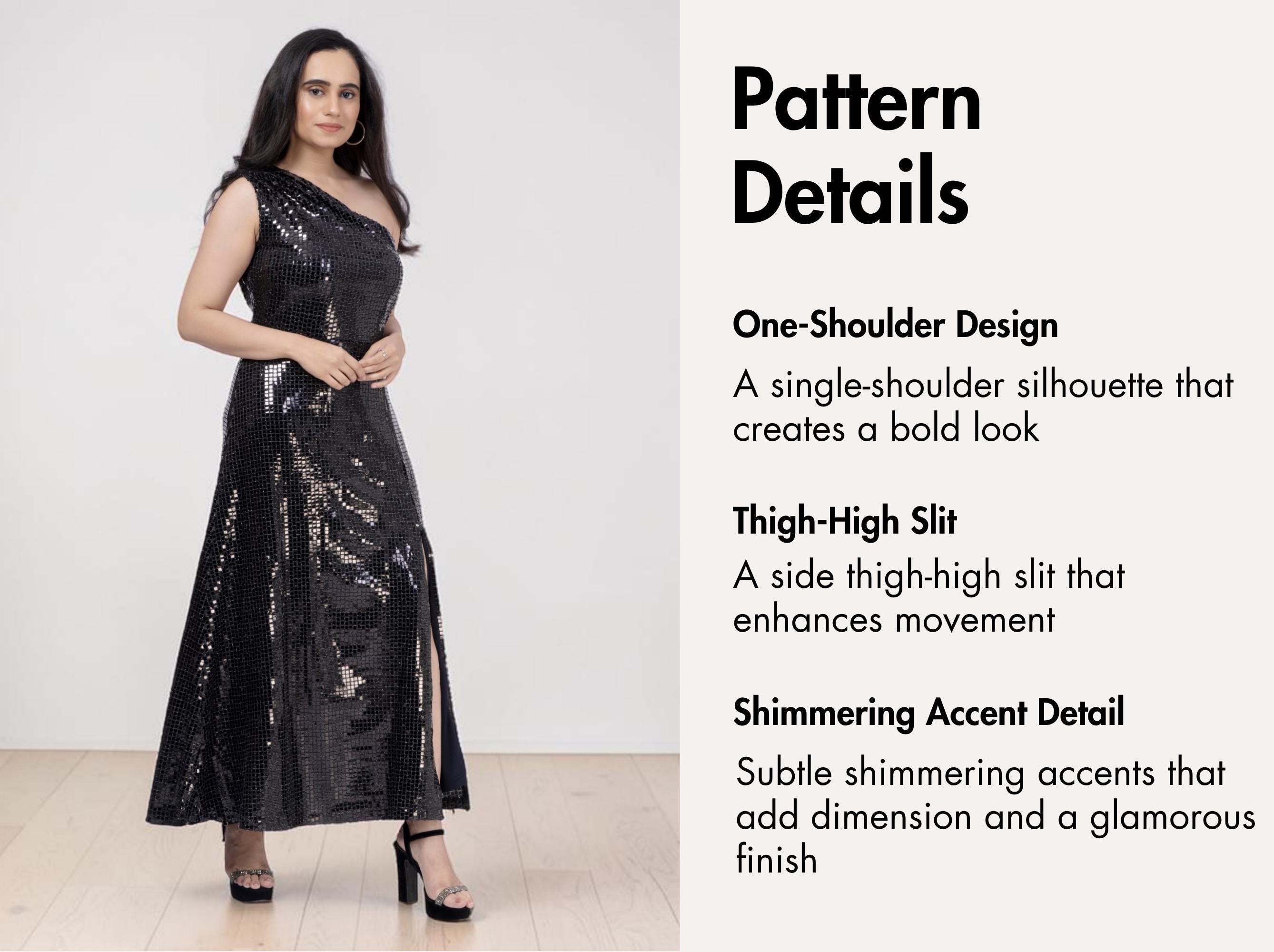 One Shoulder Dress Pattern| Maxi Dress Pattern| Prom Dress Pattern| Evening Dress  Pattern| Digital Pattern PDF Women - Etsy