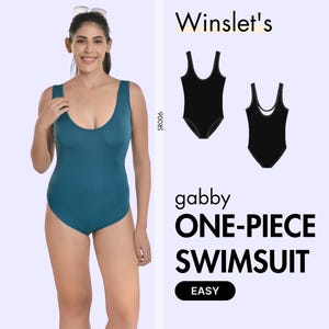 One-Piece Swimsuit Sewing Pattern| Easy Seamless Versatile Design & Scoop Neckline| Classic Swimwear Pattern for Women| Instant PDF Download