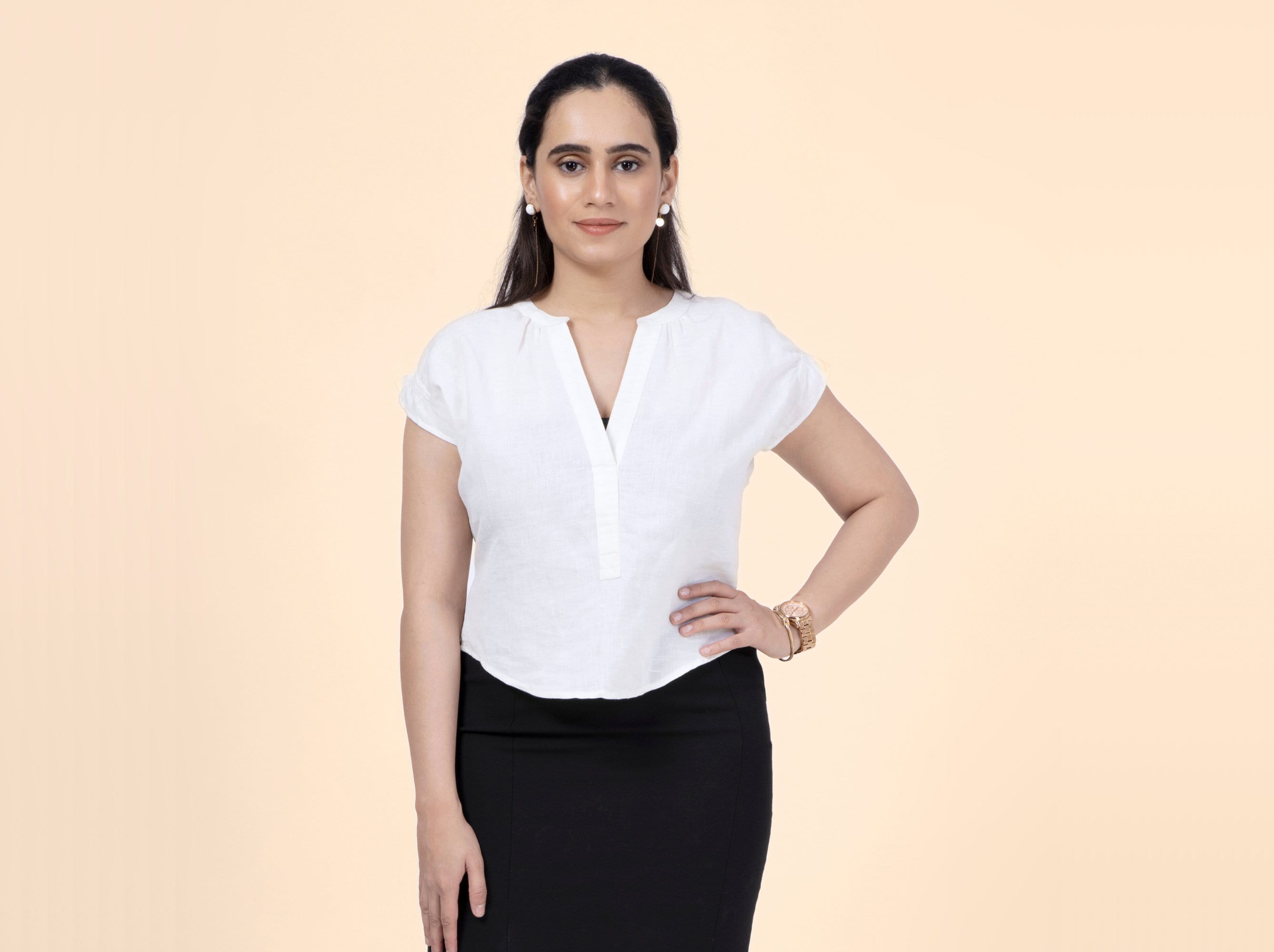 Blouse Pattern Short Sleeve Blouse Pattern Easy Blouse Sewing