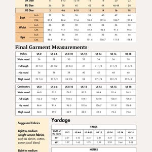 Cargo Pants Pattern, Cargo Trousers Pattern, Simple Pants Pattern, Digital Pattern, Instant Download ,Easy Pants Pattern for women image 7