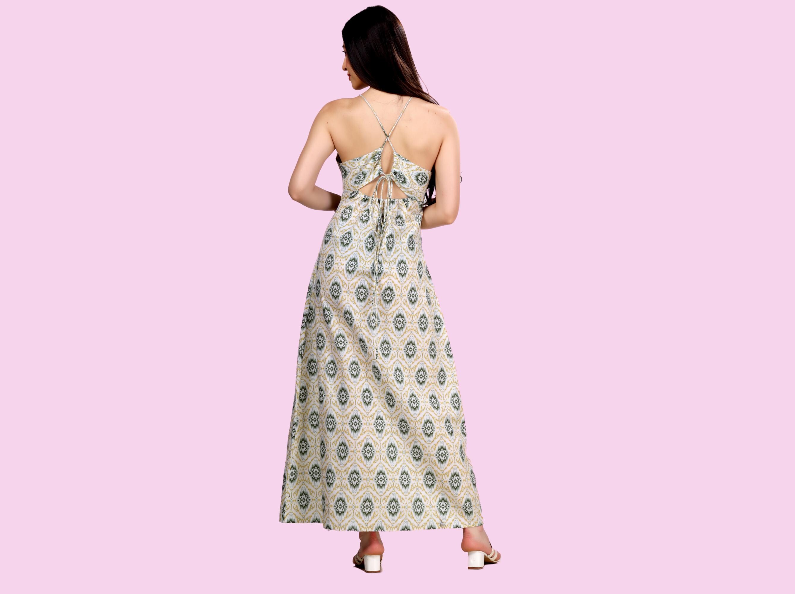 chinese dress ladies 1970s Pattern, Women's Halter Neck Evening, Maxi Dress  Vintage Sewing  Pattern Company