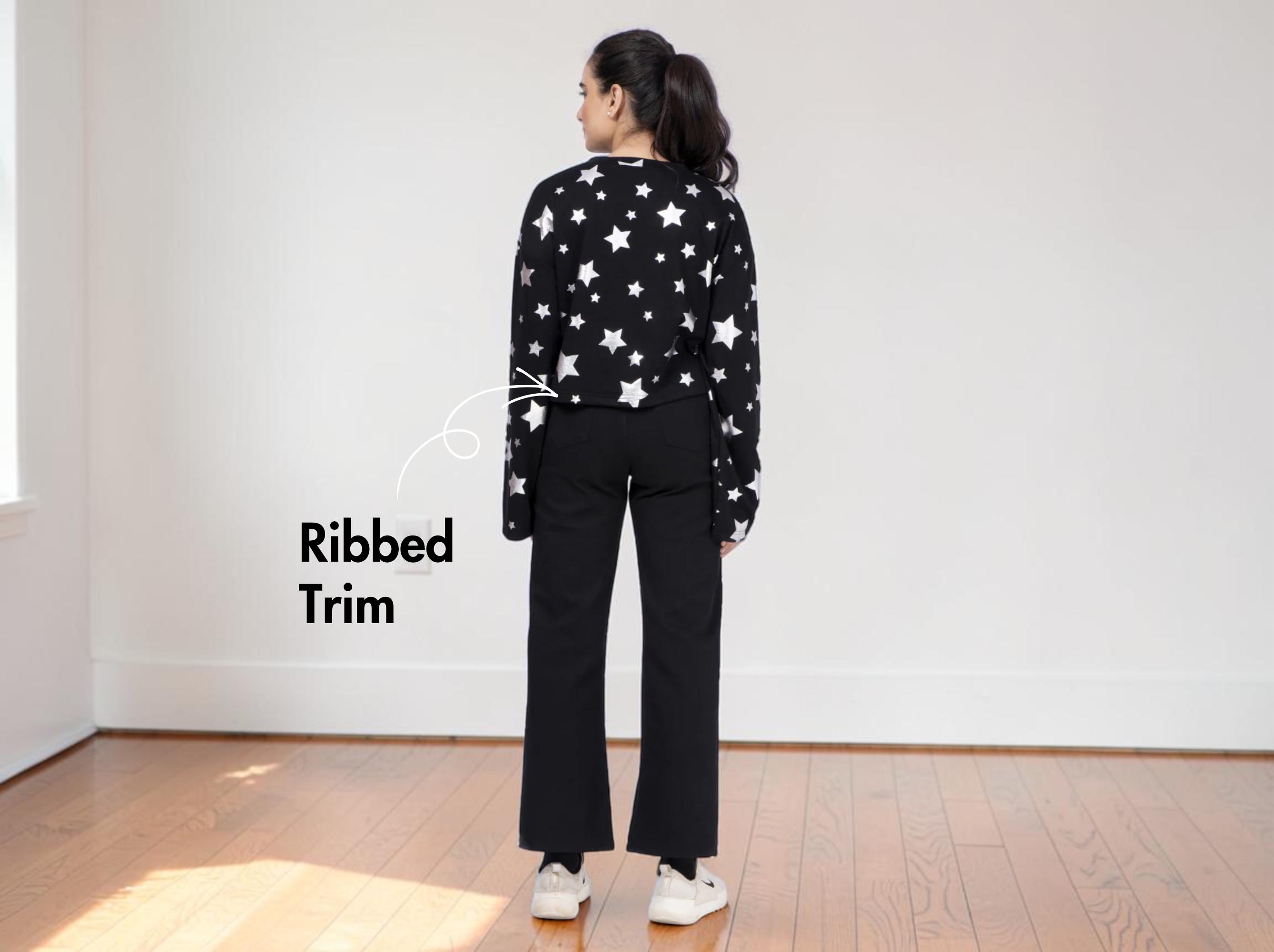 Sweats Pattern Easy Sweatshirt Sewing Pattern for Women – Long Sleeve Top Sweats ...