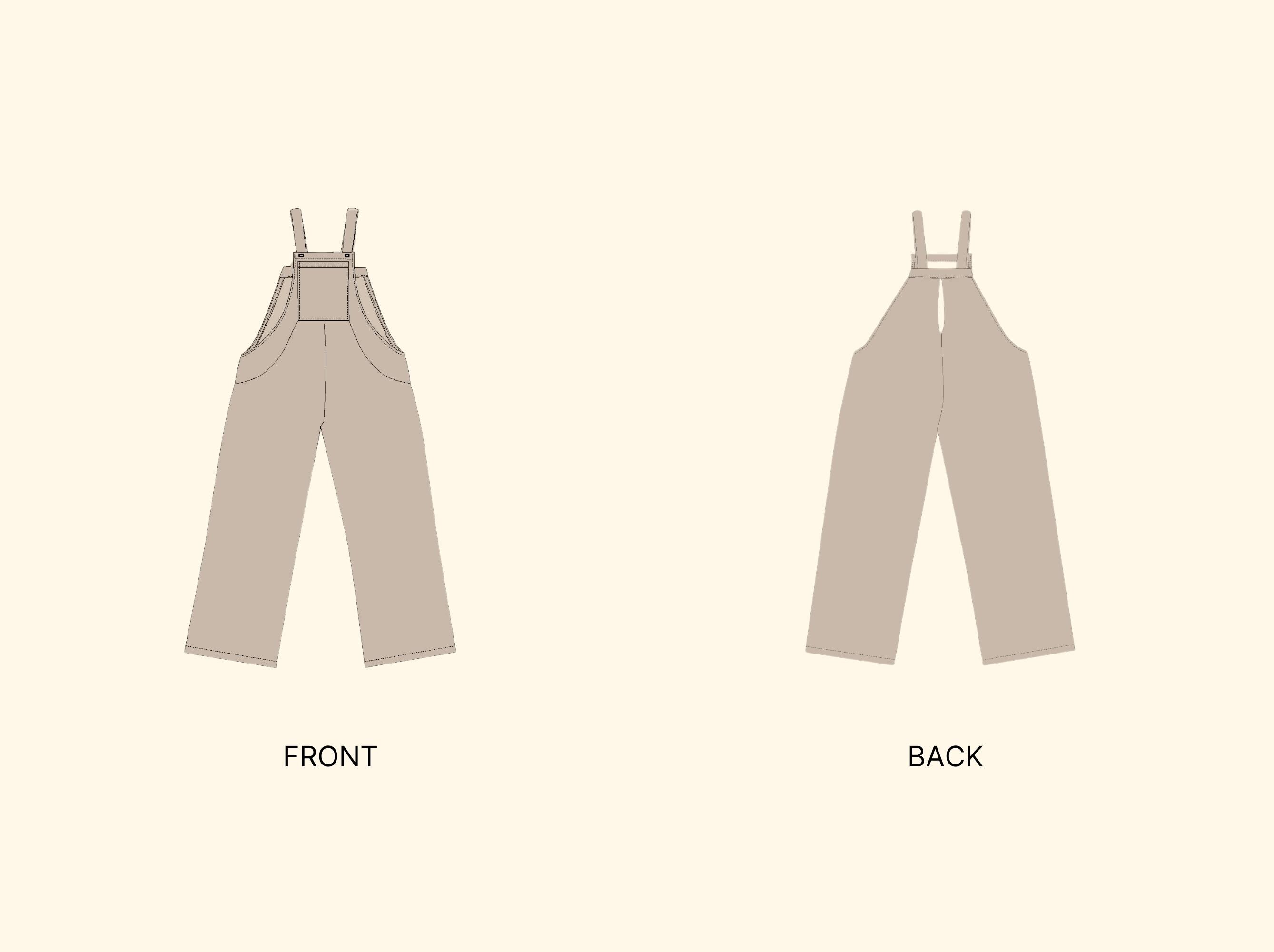 Overalls Pattern Overalls Pattern, Easy Sewing Pattern, Jumpsuit Sewing Pattern for ...