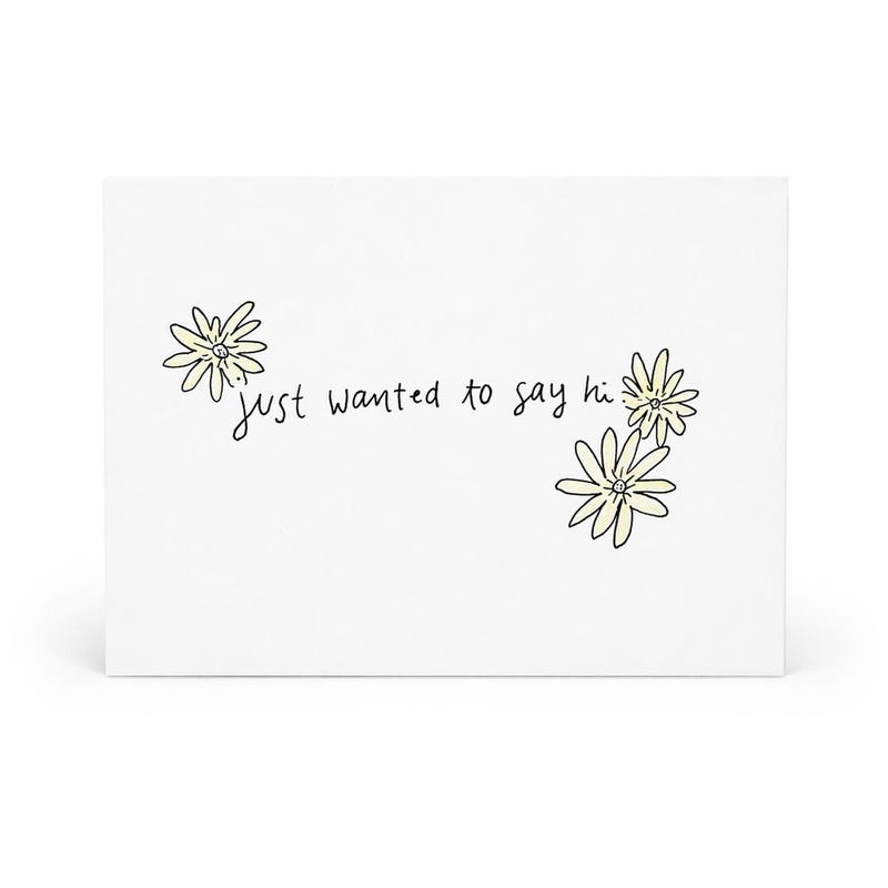 Just to Say Hello Greeting Card - Etsy