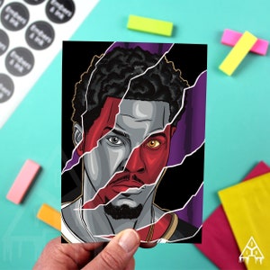 Kyle Lowry Toronto Raptors Cartão postal Impressão de parede NBA Basketball Raptor Man Cave decoração para homens Presente exclusivo para fãs de basquete Arte esportiva