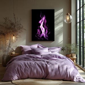 The Violet Flame of Saint Germain - Divine Energy & Transformation, Poster / Wallpaper