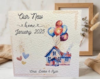 Personalised New Home Card - Custom Housewarming Greeting
