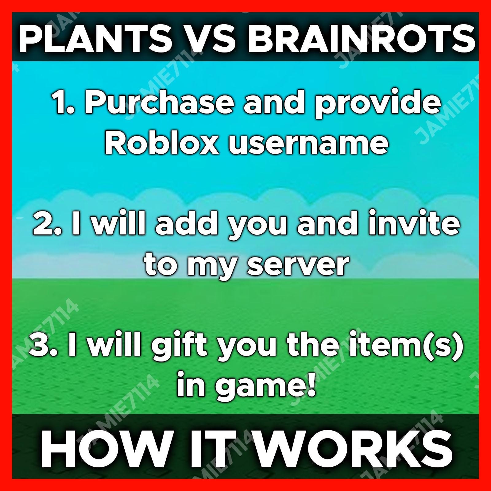Plants Vs Brainrots | Pumpkin Upside Down 67 Limited, Clean, Non Duped - Foto 7