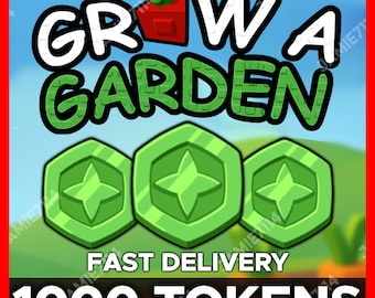 1000 tokenów – Roblox Grow a Garden NAJTAŃSZY – Szybka dostawa – Na cały świat (Handel tokenami Grow a Garden Roblox)