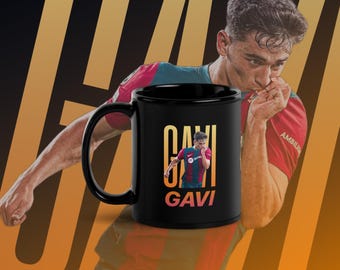 Gavi black mug | Mug Pablo Gavi | Gavi Mug | FC Barcelona Mug | Gavi Mug | Gavi Mug | Gavi mug