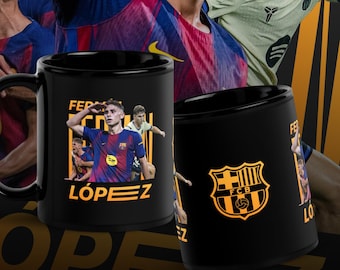 Fermín López Black Mug | Fermín López Mug | FC Barcelona Mug