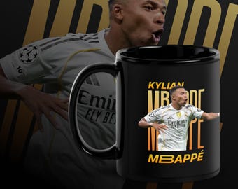 Kylian Mbappé Mug – Real Madrid & France | Mbappé Mug | Mbappé Mug | Madrid Mug | Kylian Mug