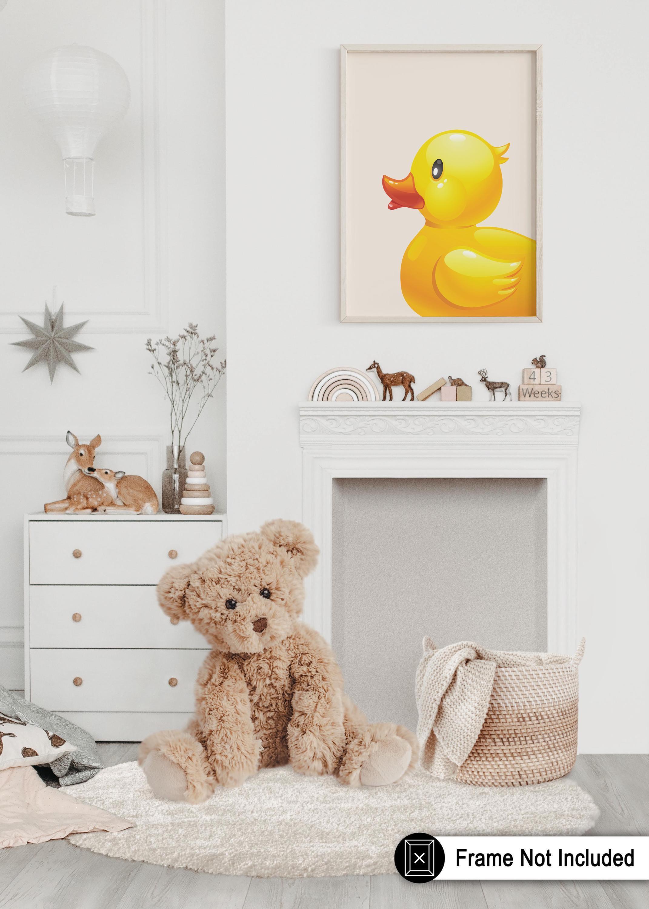 Baby Duck Poster - Baby Animal Print - Duck Art - Modern Art - Gift for ...