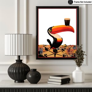 Vintage Beer Poster - Lovely Day For A Guinness Print - Gift for Bartender - Perfect Kitchen Wall Décor