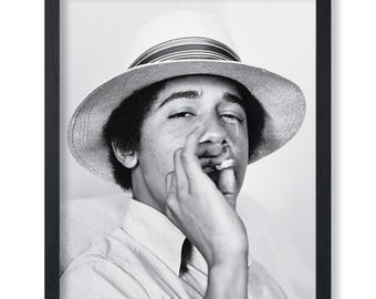 Barack Obama Vintage Art Print - Retro President Poster