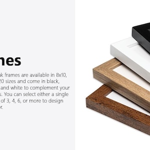 a stack of books with the words oak frames on them
