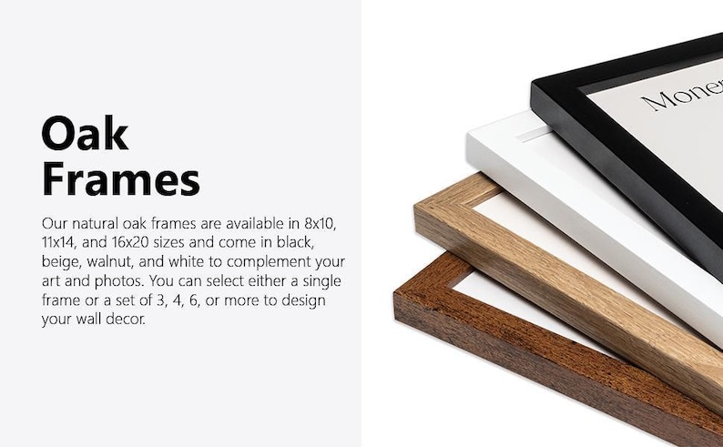 a stack of books with the words oak frames on them