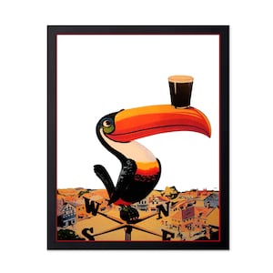 Vintage Beer Poster - Lovely Day For A Guinness Print - Gift for Bartender - Perfect Kitchen Wall Décor
