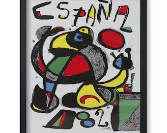 Joan Miro, Espana 82, Original FIFA World Cup Poster - Etsy