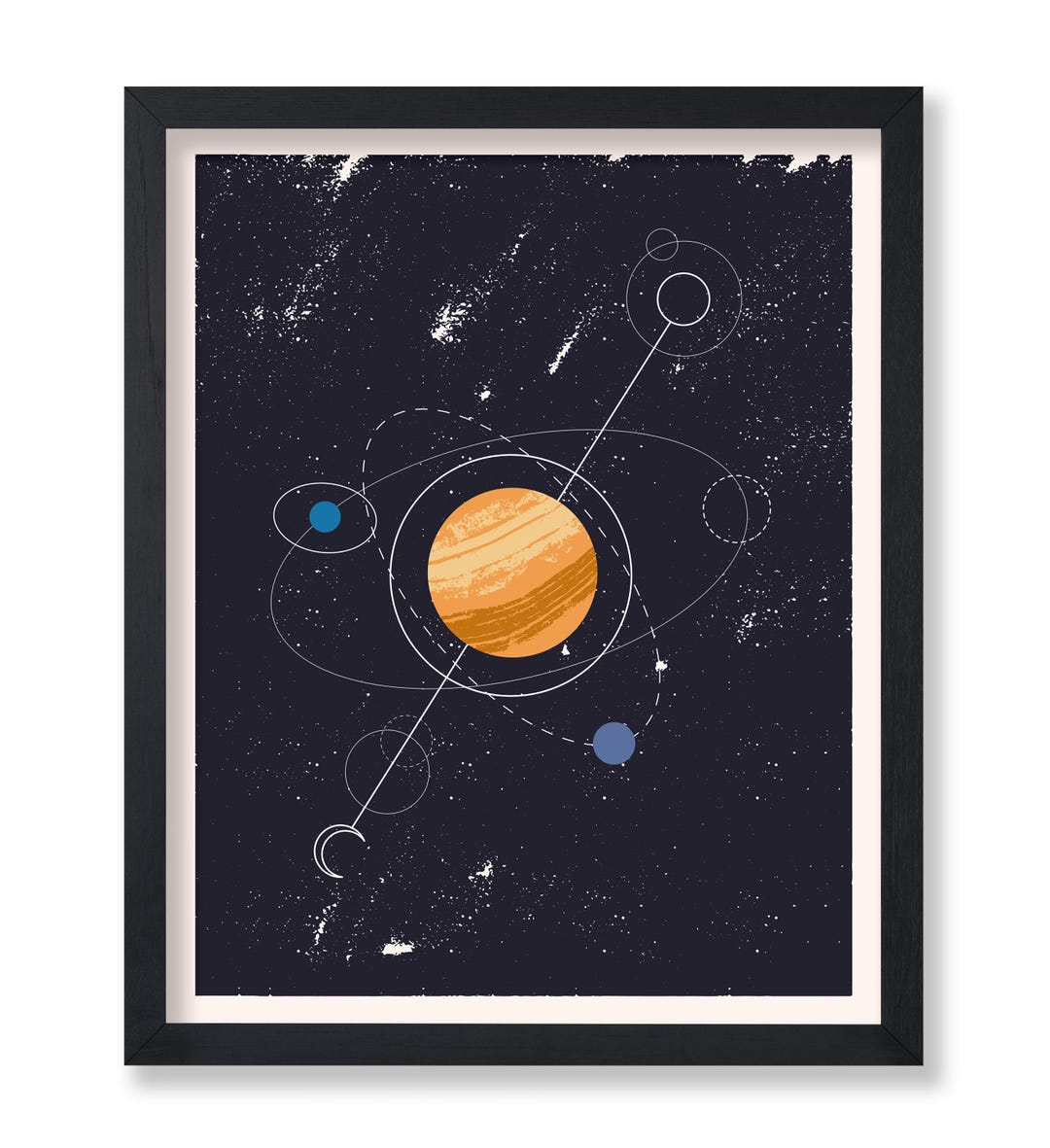Solar System Poster - Galaxy Print - Planets Art - Outer Space Art ...