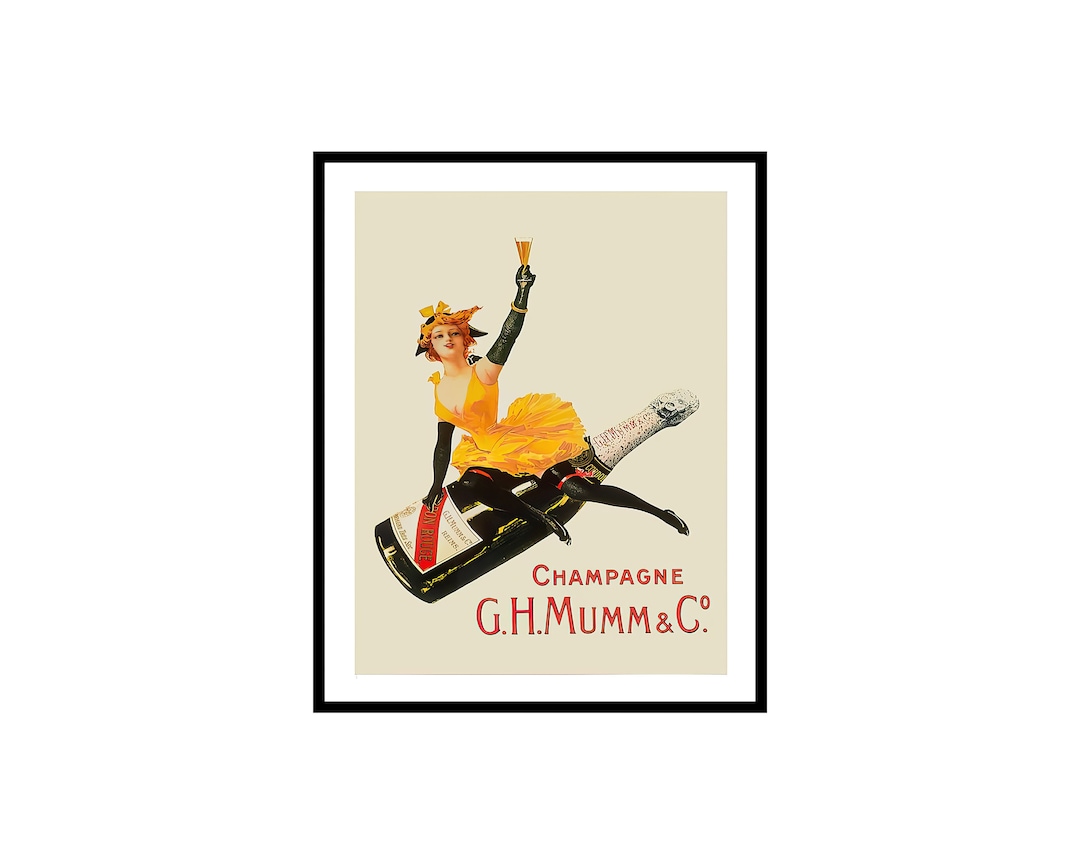 Vintage Minimalist Poster Feminist Print Woman in Yellow Dress ...