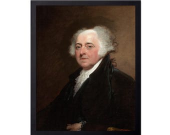 John Adams Portrait Print: American Founding Father Art